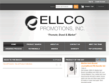 Tablet Screenshot of ellcopromotions.com